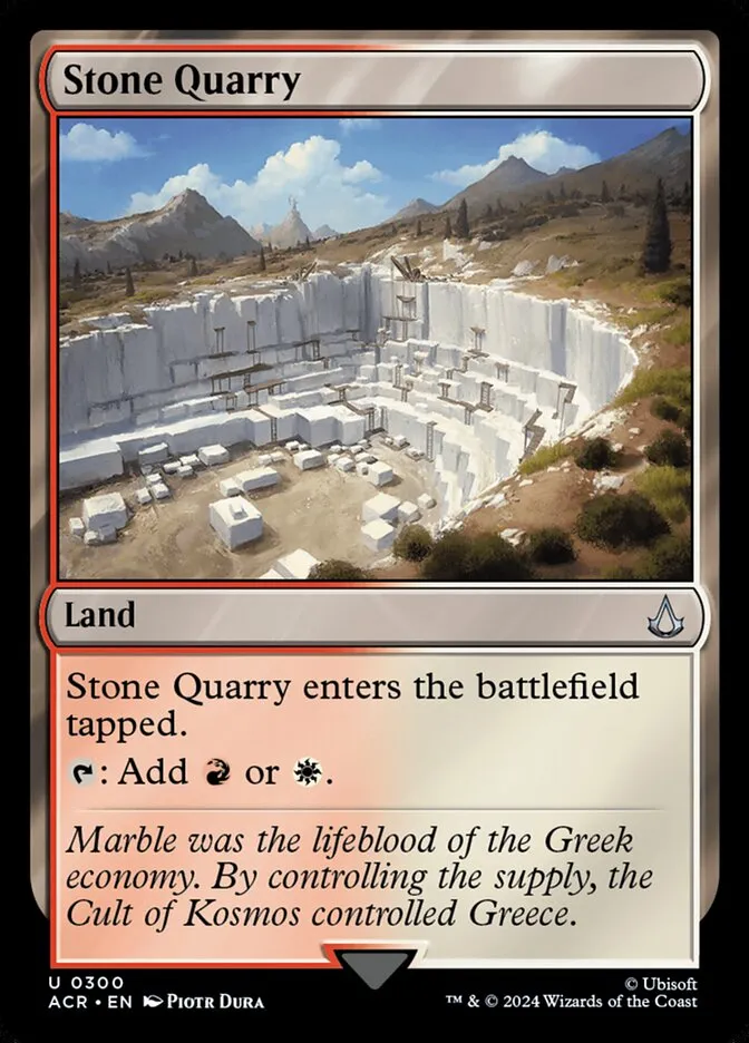 2024 Assassin's Creed Stone Quarry #300 uncommon card image