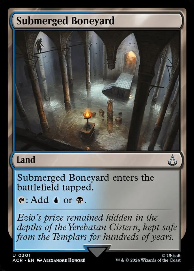 2024 Assassin's Creed Submerged Boneyard #301 uncommon card image