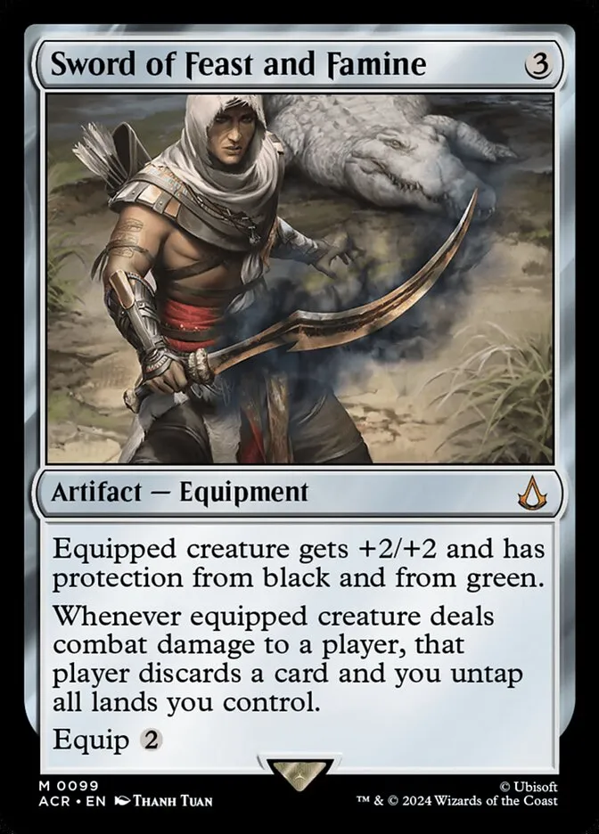 2024 Assassin's Creed Sword of Feast and Famine #99 mythic card image