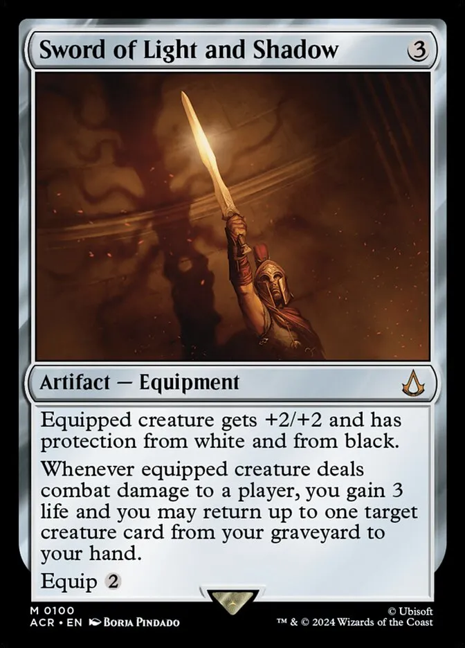 2024 Assassin's Creed Sword of Light and Shadow mythic #100 mythic card image