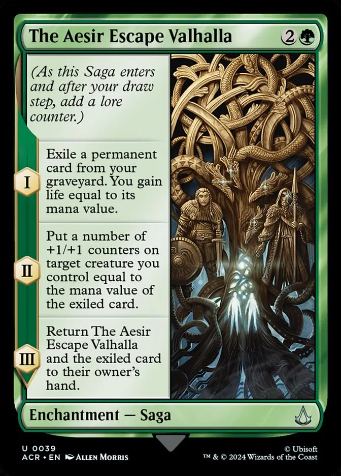 2024 Assassin's Creed The Aesir Escape Valhalla uncommon #39 uncommon card image