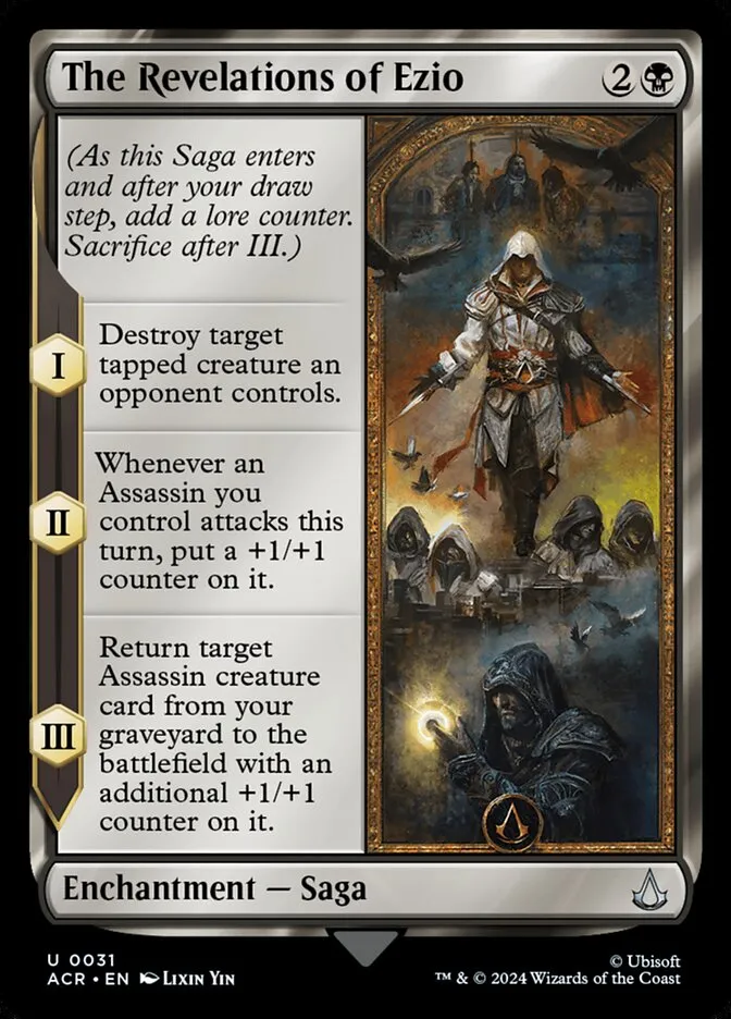 2024 Assassin's Creed The Revelations of Ezio uncommon #31 uncommon card image