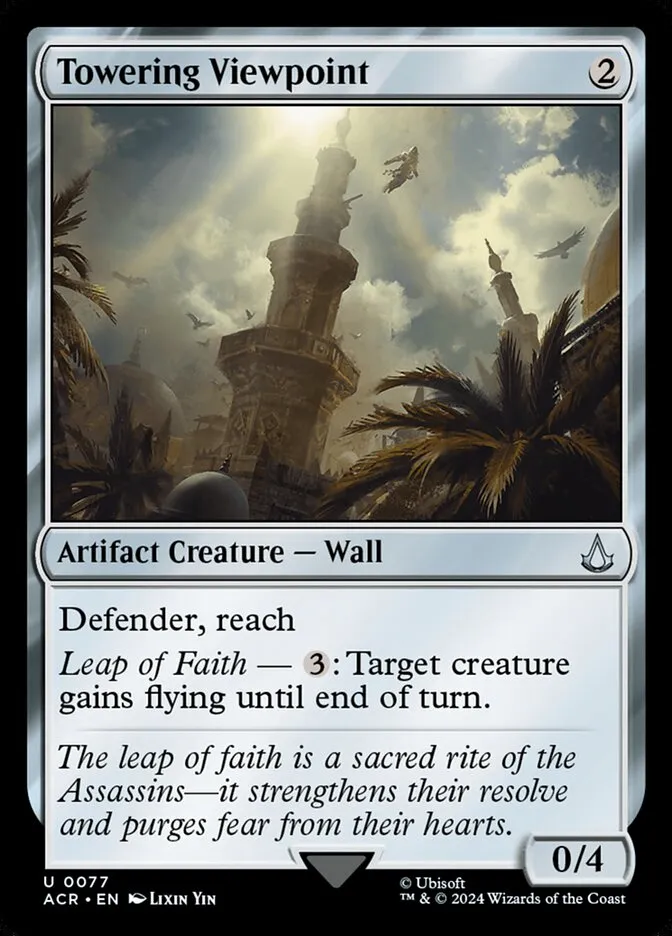 2024 Assassin's Creed Towering Viewpoint uncommon #77 uncommon card image