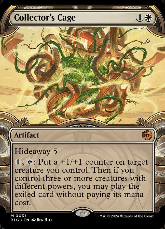 2024 The Big Score Collector's Cage mythic #31 mythic card image