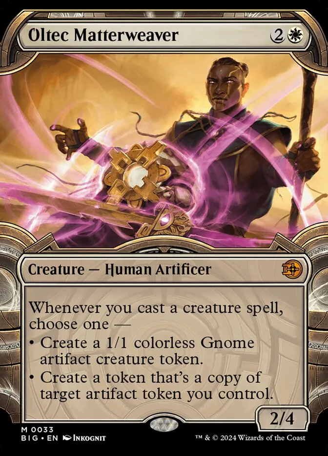 2024 The Big Score Oltec Matterweaver mythic #33 mythic card image