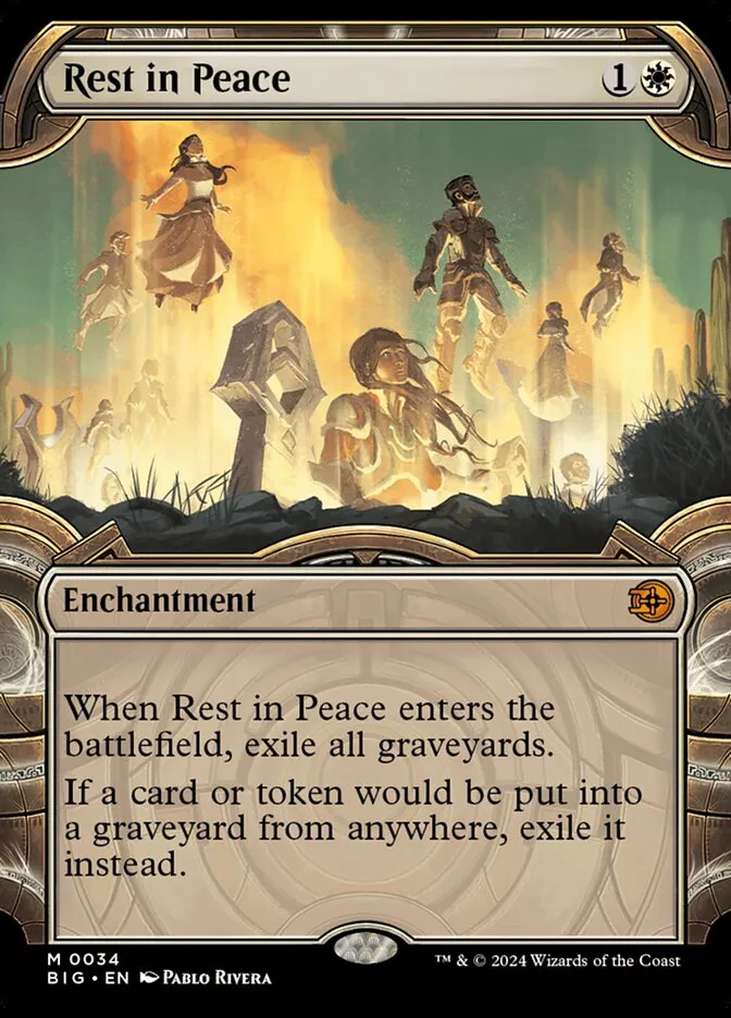 2024 The Big Score Rest in Peace mythic #34 mythic card image