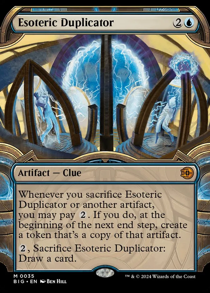 2024 The Big Score Esoteric Duplicator mythic #35 mythic card image