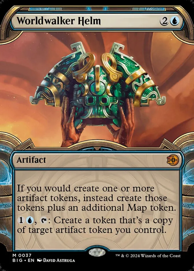2024 The Big Score Worldwalker Helm mythic #37 mythic card image