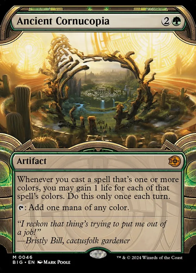 2024 The Big Score Ancient Cornucopia mythic #46 mythic card image