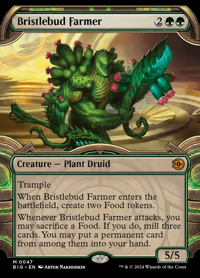 2024 The Big Score Bristlebud Farmer mythic #47 mythic card image