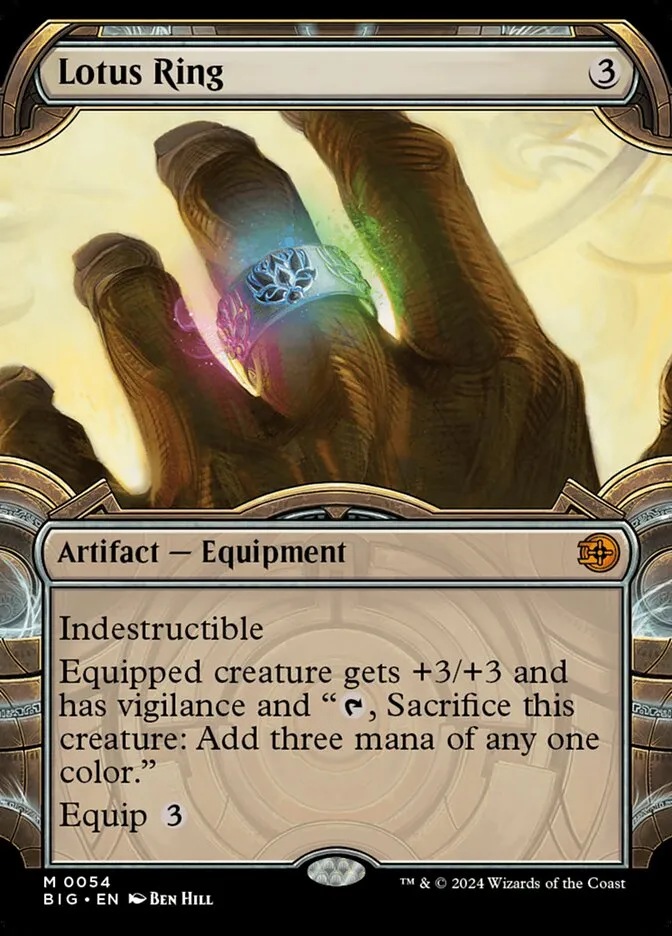 2024 The Big Score Lotus Ring mythic #54 mythic card image