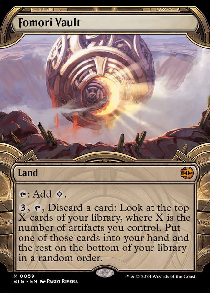 2024 The Big Score Fomori Vault mythic #59 mythic card image