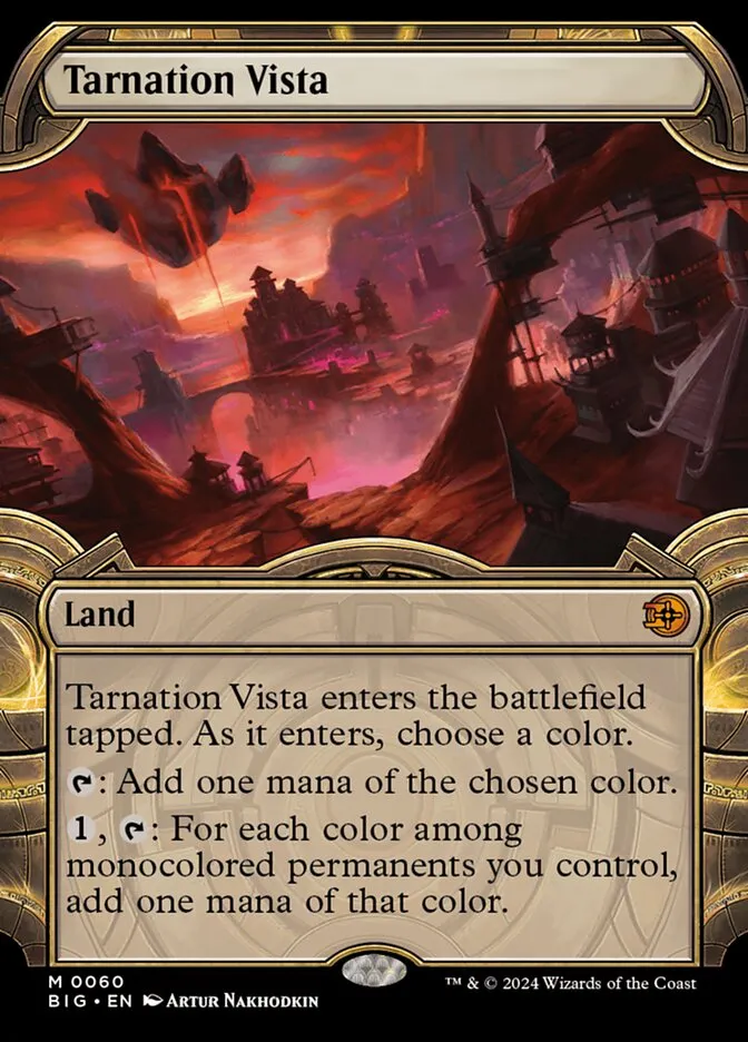 2024 The Big Score Tarnation Vista mythic #60 mythic card image