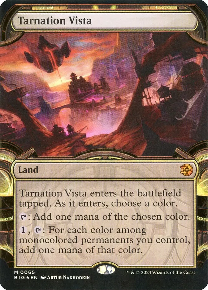 2024 The Big Score Tarnation Vista #65 mythic card image