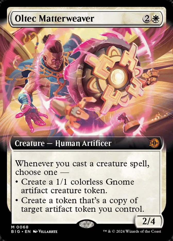 2024 The Big Score Oltec Matterweaver #68 mythic card image