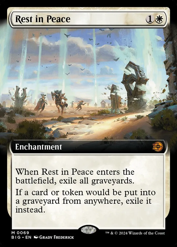 2024 The Big Score Rest in Peace #69 mythic card image