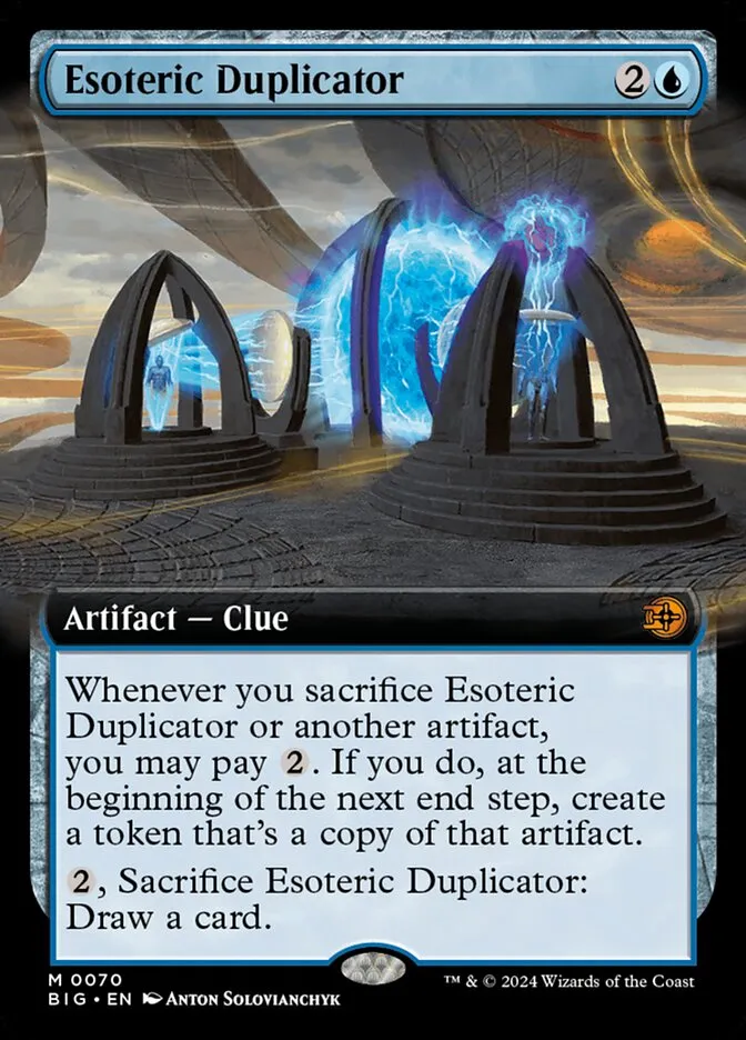 2024 The Big Score Esoteric Duplicator mythic #70 mythic card image