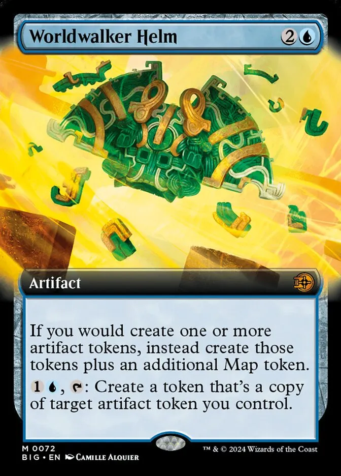 2024 The Big Score Worldwalker Helm #72 mythic card image