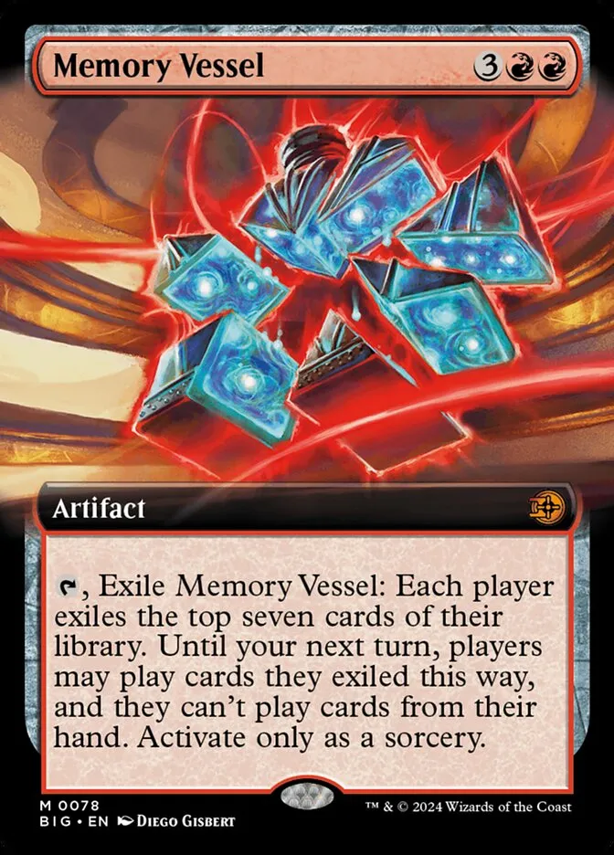 2024 The Big Score Memory Vessel #78 mythic card image