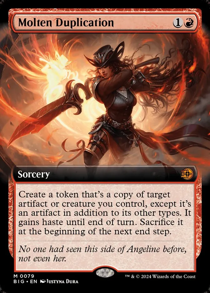 2024 The Big Score Molten Duplication #79 mythic card image