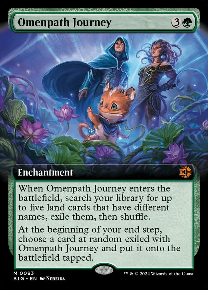 2024 The Big Score Omenpath Journey #83 mythic card image