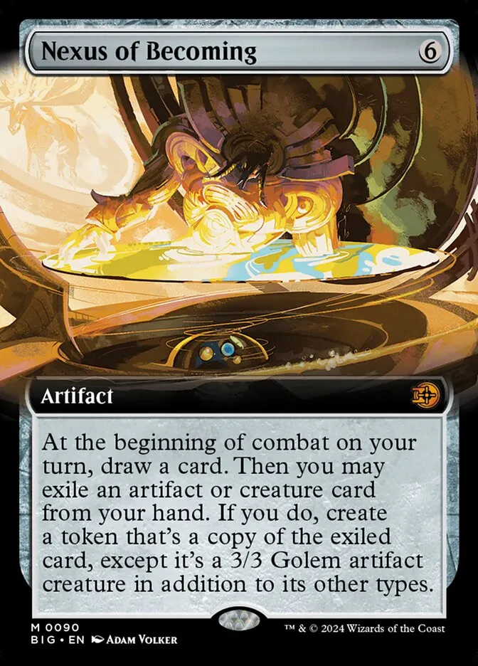 2024 The Big Score Nexus of Becoming #90 mythic card image
