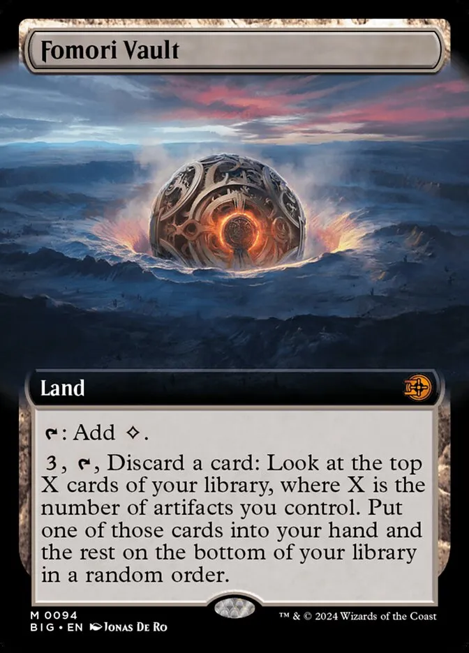 2024 The Big Score Fomori Vault #94 mythic card image