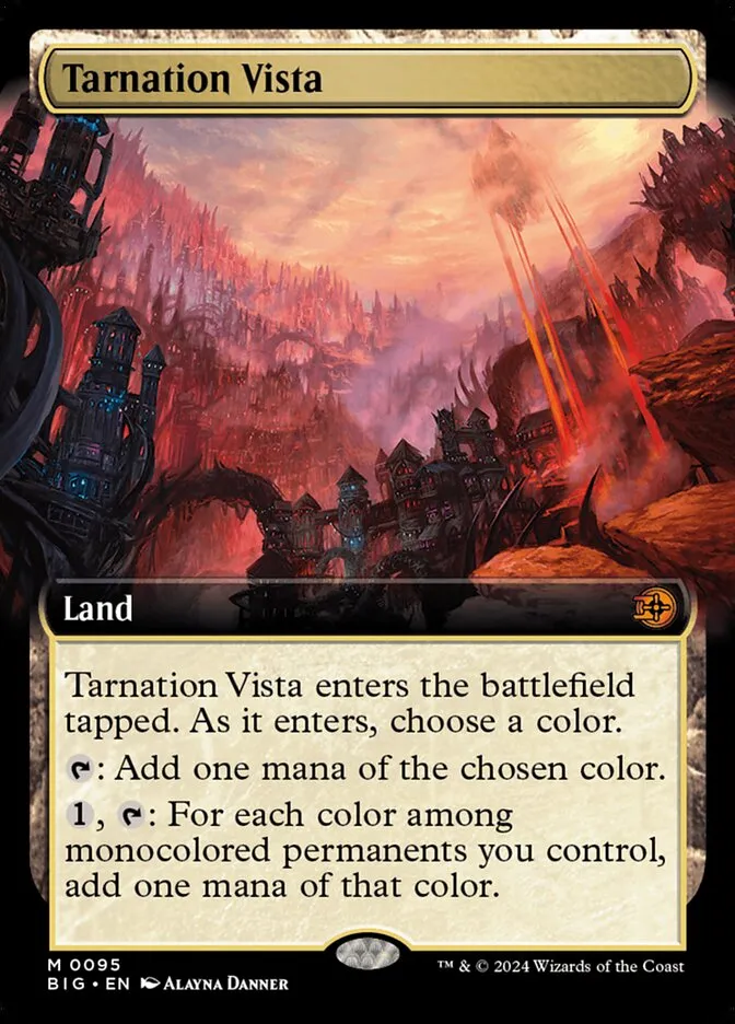 2024 The Big Score Tarnation Vista #95 mythic card image