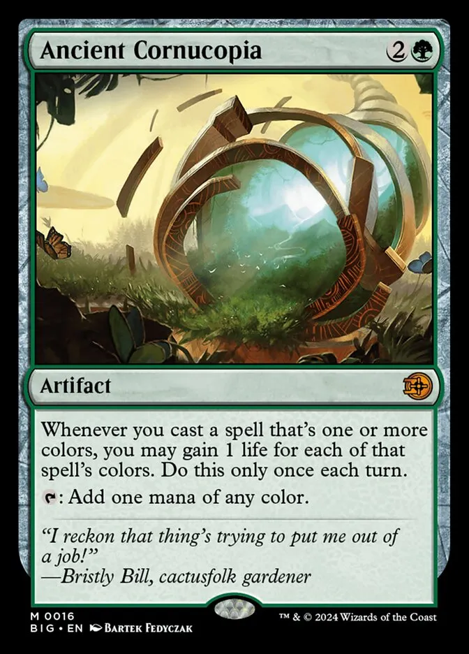 2024 The Big Score Ancient Cornucopia mythic #16 mythic card image