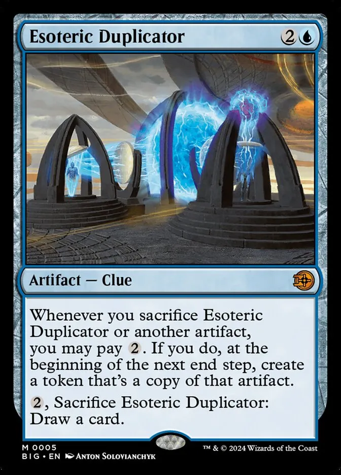 2024 The Big Score Esoteric Duplicator mythic #5 mythic card image