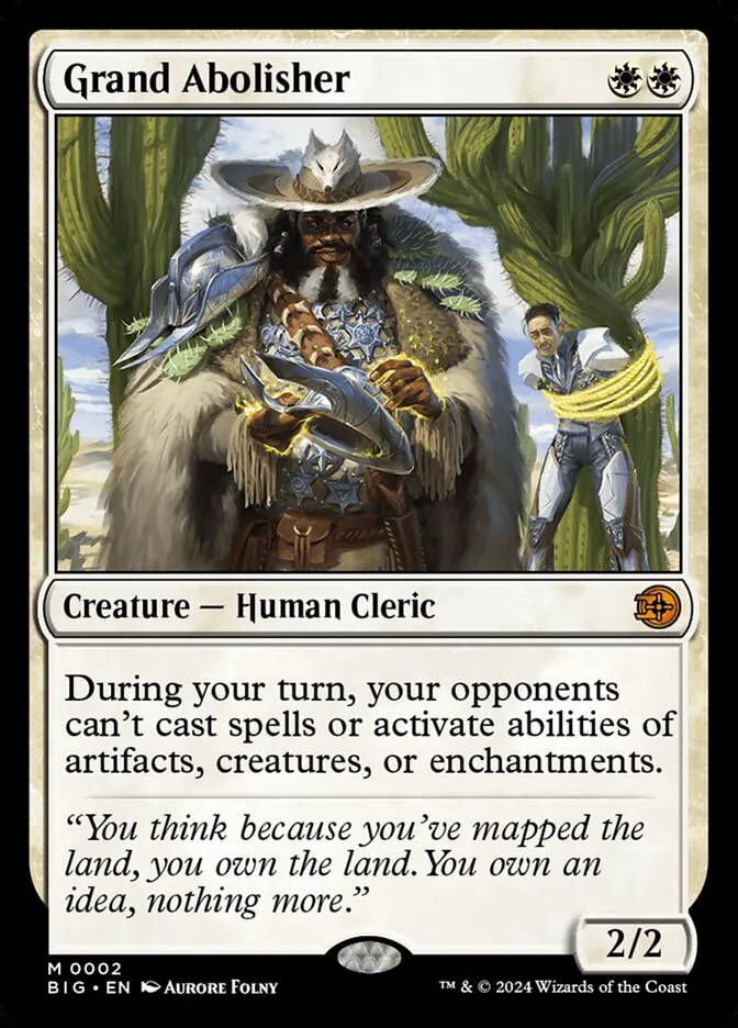 2024 The Big Score Grand Abolisher mythic #2 mythic card image