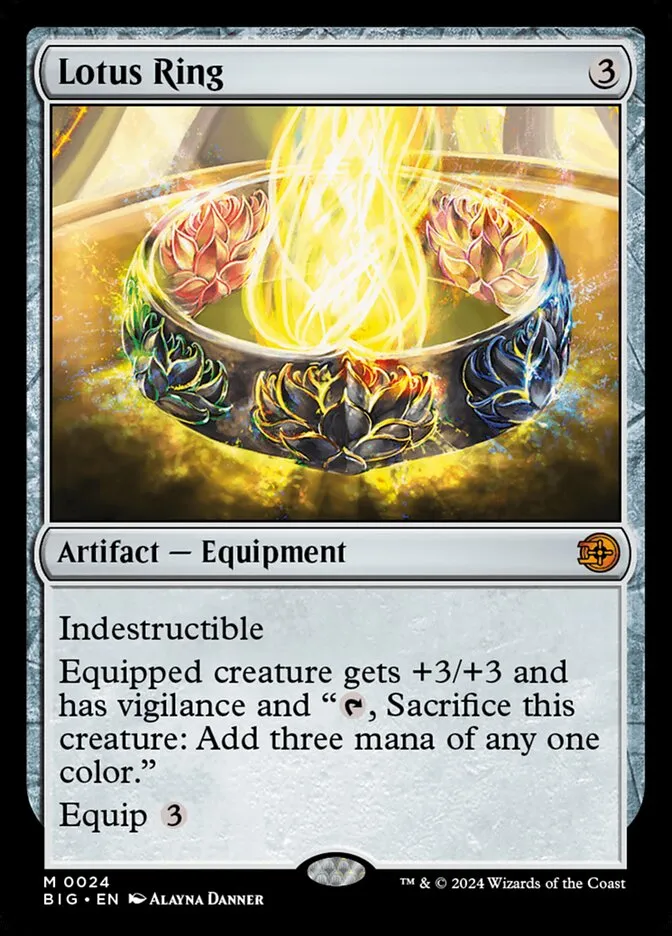 2024 The Big Score Lotus Ring mythic #24 mythic card image