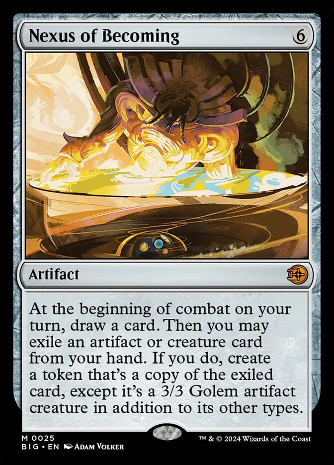 2024 The Big Score Nexus of Becoming mythic #25 mythic card image