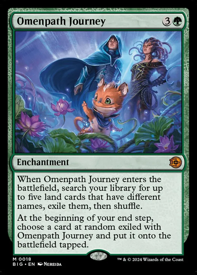 2024 The Big Score Omenpath Journey mythic #18 mythic card image
