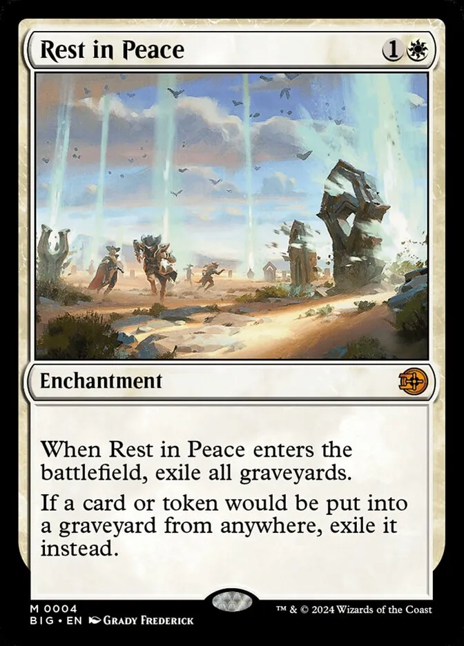 2024 The Big Score Rest in Peace mythic #4 mythic card image