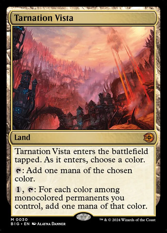 2024 The Big Score Tarnation Vista mythic #30 mythic card image
