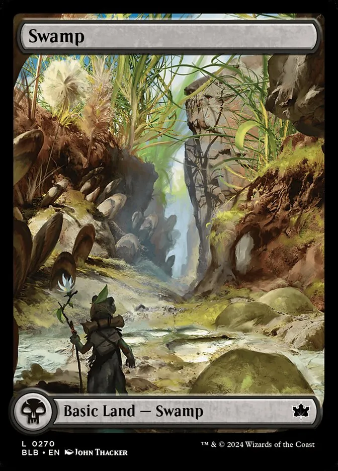 2024 Bloomburrow Swamp common #270 common card image