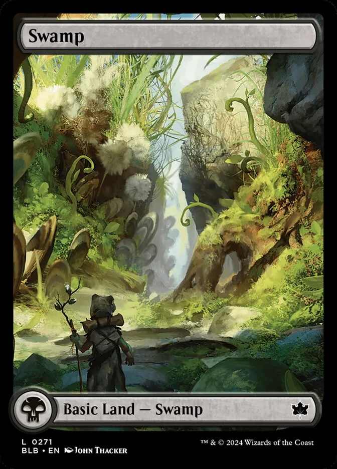 2024 Bloomburrow Swamp common #271 common card image
