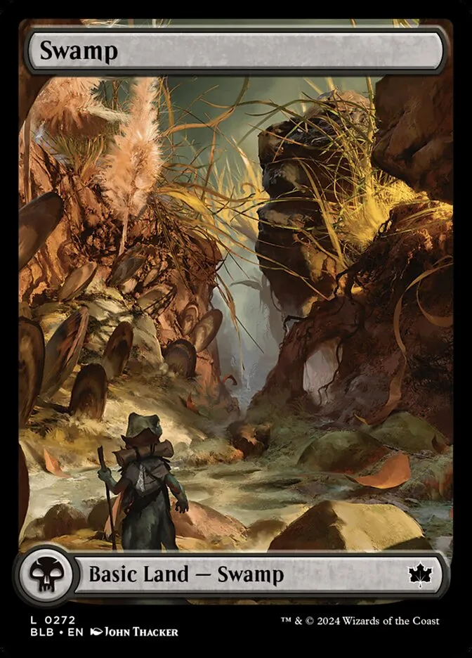 2024 Bloomburrow Swamp common #272 common card image