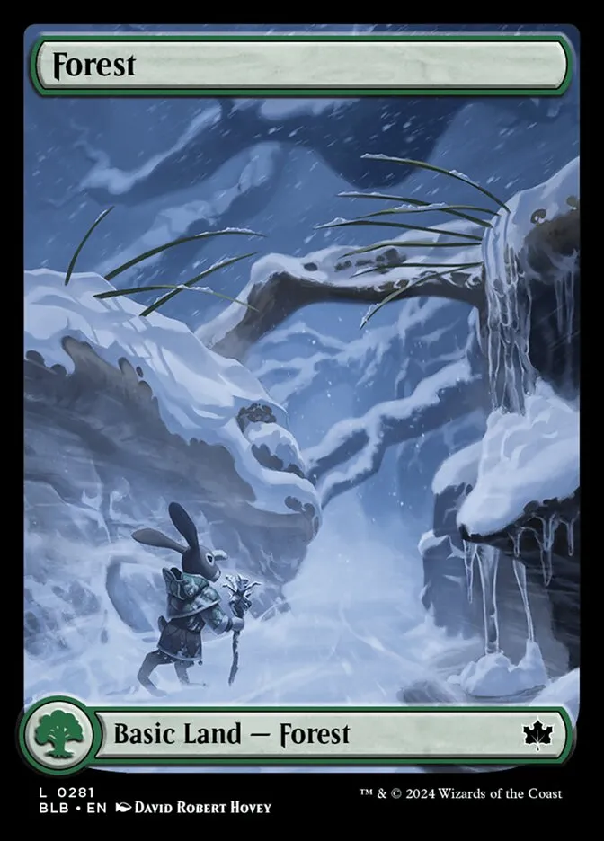 2024 Bloomburrow Forest common #281 common card image