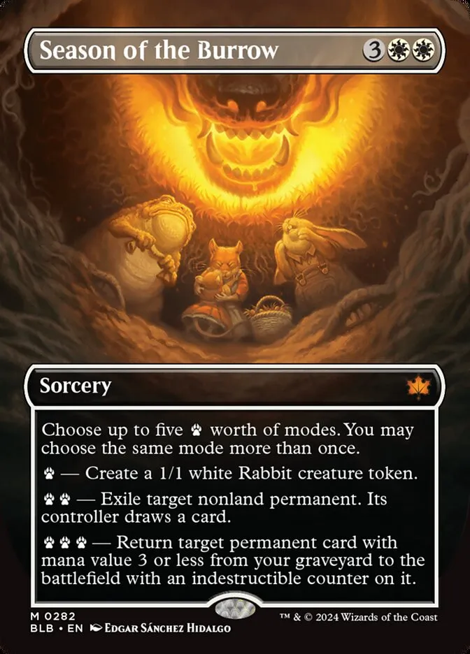 2024 Bloomburrow Season of the Burrow mythic #282 mythic card image