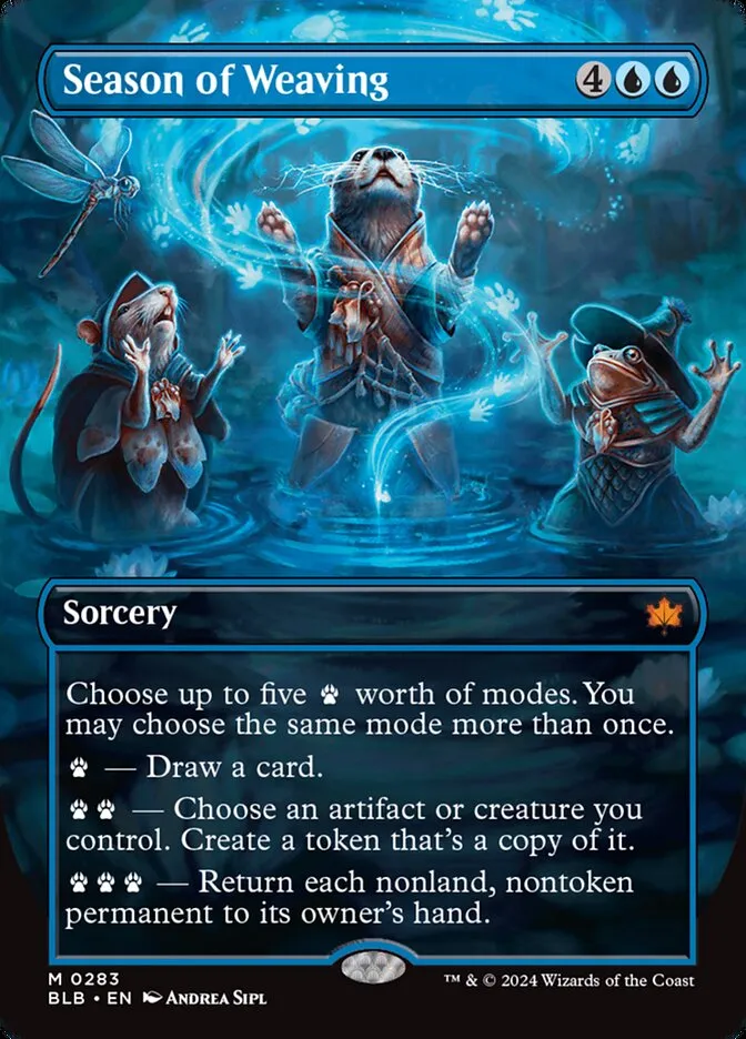 2024 Bloomburrow Season of Weaving mythic #283 mythic card image