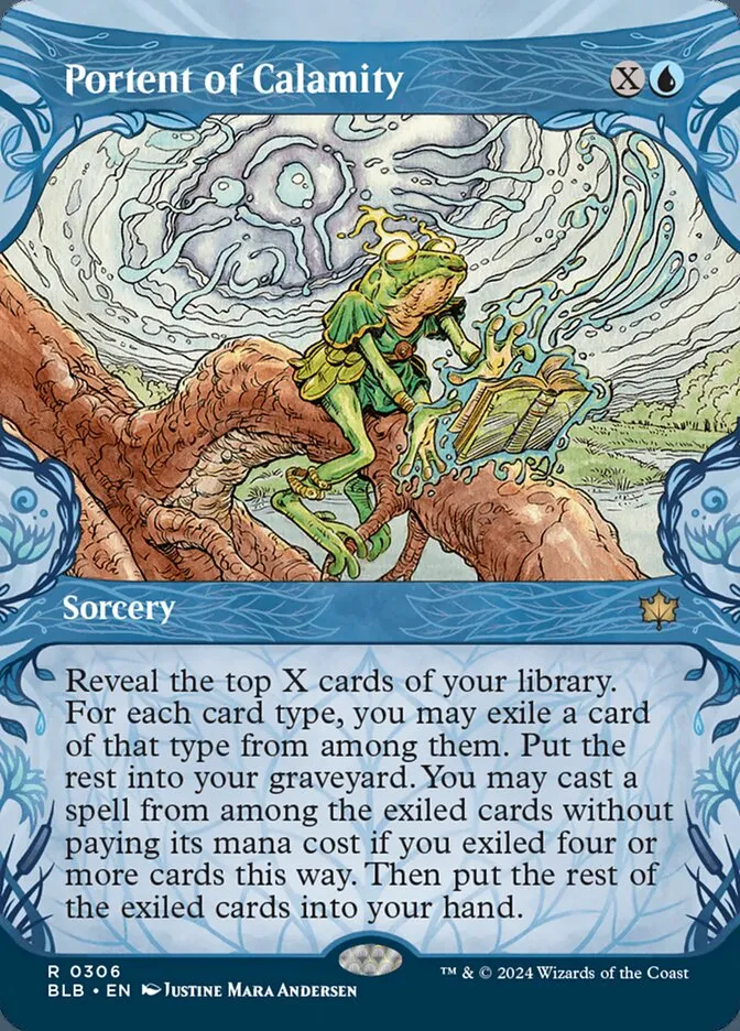 2024 Bloomburrow Portent of Calamity rare #306 rare card image
