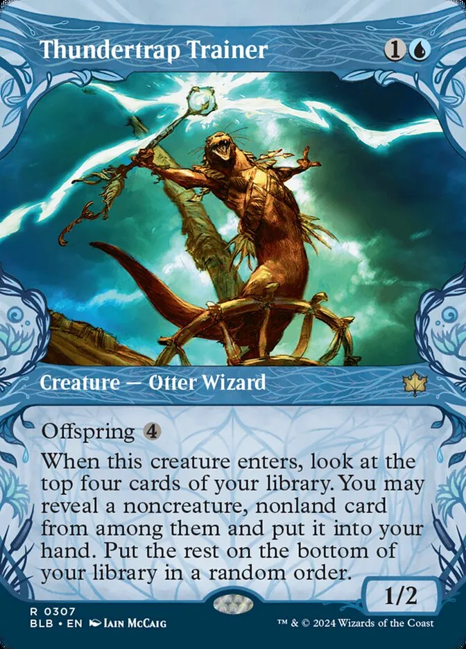 2024 Bloomburrow Thundertrap Trainer #307 rare card image