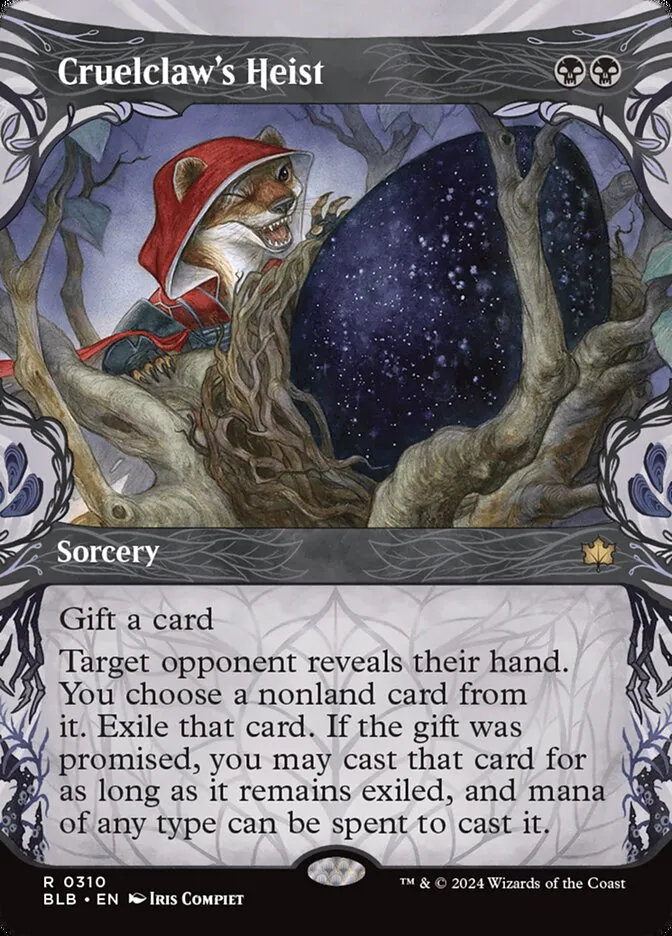2024 Bloomburrow Cruelclaw's Heist rare #310 rare card image