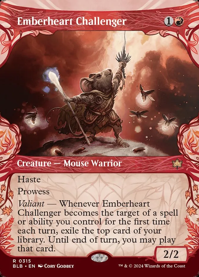 2024 Bloomburrow Emberheart Challenger rare #315 rare card image