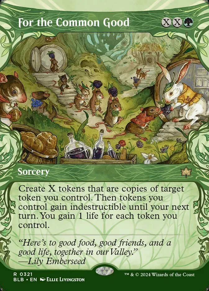 2024 Bloomburrow For the Common Good rare #321 rare card image