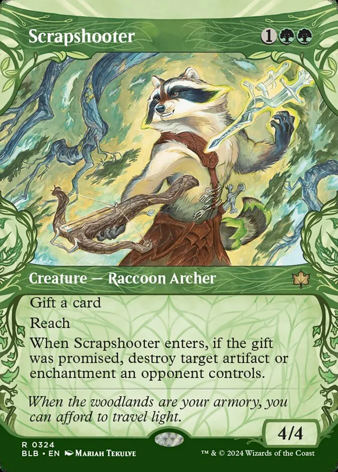 2024 Bloomburrow Scrapshooter #324 rare card image