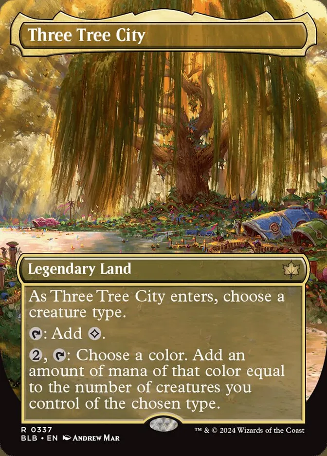 2024 Bloomburrow Three Tree City #337 rare card image