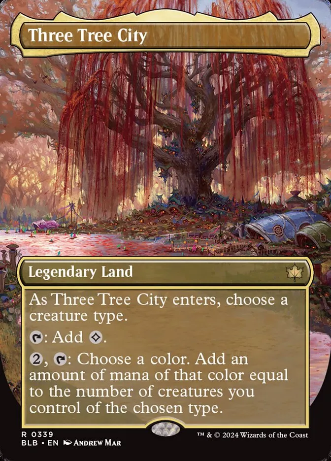 2024 Bloomburrow Three Tree City #339 rare card image